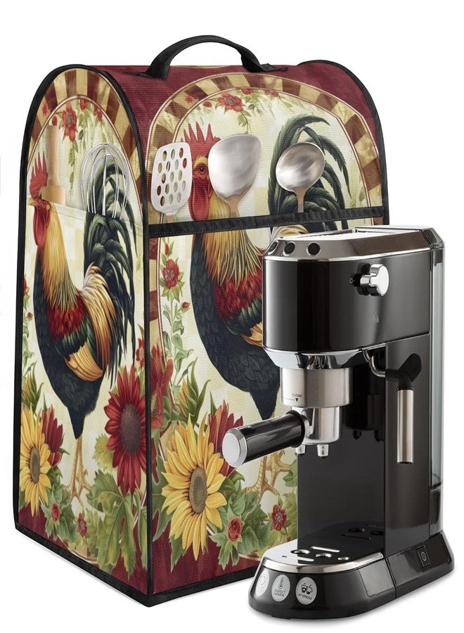 cfpolar Kitchen Aid Mixer Cover Compatible with 6-8 Quarts Rooster Sunflower Farmhouse Stand Mixer Cover Kitchen Aid Mixers Accessories Appliance Organizer Bag Dust Covers with Zipper Pocket - Image 4